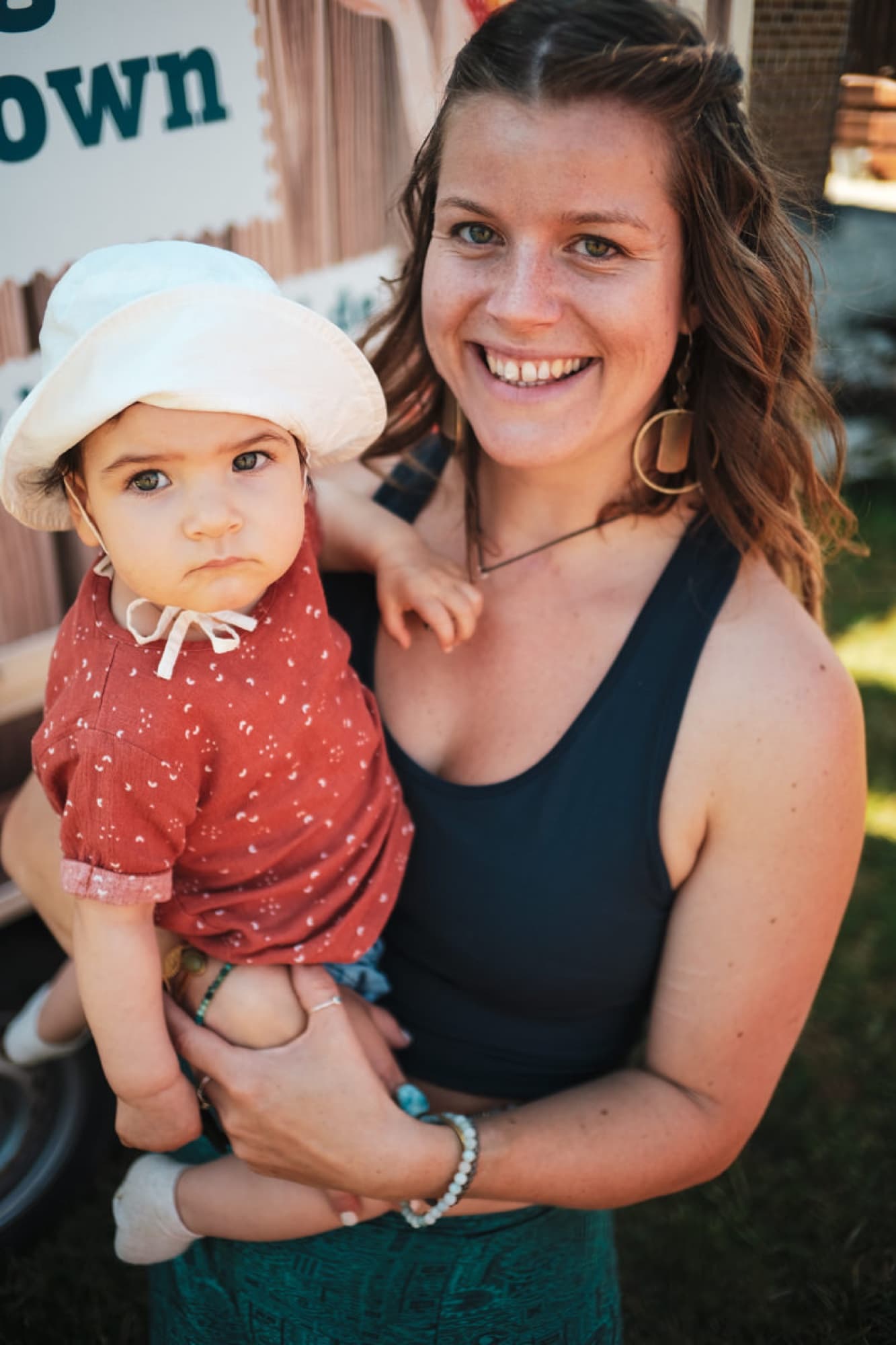 A mother and her child