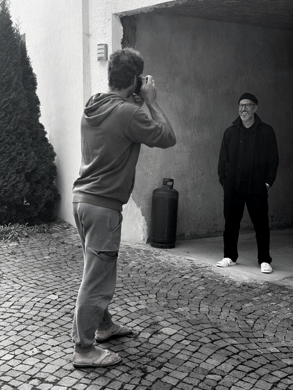 Simon-Lens in action with Benno Fürmann
