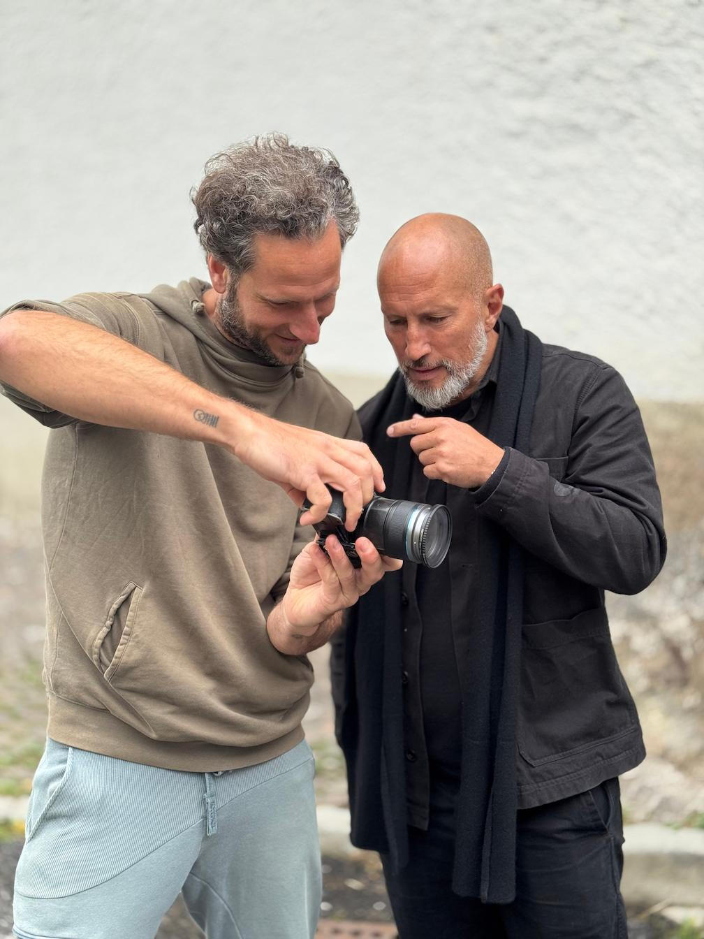 Simon-Lens in action with Benno Fürmann